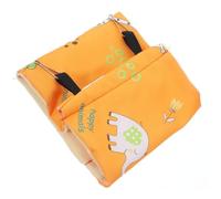 FRCOLOR Nido Colgante para Pájaros Invierno de Algodón, Hamaca Cómoda para Jaulas, Cama para Periquitos y Aves Pequeñas, Tamaño Mediano, Color Amarillo Base sin Orificio, Accesorio