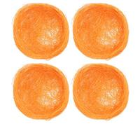 FRCOLOR Nidos Falsos de Pájaros de Yute Grueso 7 CM para Complementos de Aves y Suministros para Gallineros, Adecuados para Periquitos