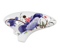 FRCOLOR Ocarina Azul y Blanca De Cerámica Boquilla Larga Tono c Para Principiantes y Prácticas Musicales