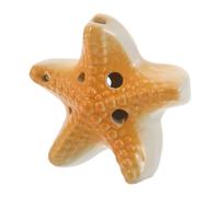 FRCOLOR Ocarina de Cerámica C para Principiantes Instrumento de Viento Diseño Estrella de Mar para Fiesta la Playa y Educación Musical