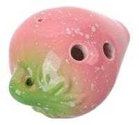 FRCOLOR Ocarina de Forma de Fresa con Instrumento Musical para Juguete Creativo para Práctica Musical y Desarrollo de Habilidades para Estudiantes y Principiantes