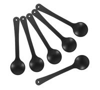 FRCOLOR Oclusor Ocular Portátil Negro 6 Unidades para Examen Vista Paleta Ocular de Plástico Ligero Mango Ancho Herramienta Optométrica para Pruebas Visuales y Adultos