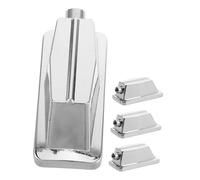 FRCOLOR Orejetas de Metal Color Plata 4 Piezas para Caja de Batería y Mejora Calidad de Sonido Accesorios para Snare Drum, Instalación Rápida Adecuado para Práctica y Conciertos