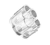 FRCOLOR Organizador Decoración Transparente Para Cosméticos Con Compartimentos Cilíndricos Caja Multifuncional Para Pintalabios Brillo Labial y Artículos De Escritorio