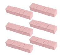 FRCOLOR Organizador Semanal de Pastillas Mini de Plástico Rosa con 7 Compartimentos y Braille para Uso en Casa o Turismo, Paquete de 6 Piezas Portátil y Funcional