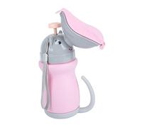 FRCOLOR Orinal Portátil Para Niños Rosa Princesa, Botella Para Urinario De Emergencia, Pequeño y Ligero, Material Resistente, Adecuado Para Coche y Viajes, Reutilizable y Fácil Limpieza, 1 Unidad