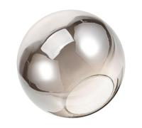 FRCOLOR Pantalla de Lámpara de Vidrio Forma de Globo, Color Ámbar, Repuesto para Lámparas Colgantes, Diámetro 150 MM, Adecuada para Iluminación de Pasillos y Recibidores