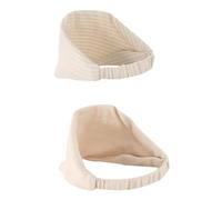 FRCOLOR Pañuelos Cálidos De Algodón Resistentes Al Viento Frío Para Mujer, Elásticos Ajustables, 2 Piezas, Uso Posparto y Embarazo, Diseño Transpirable y Cómodo