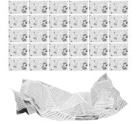FRCOLOR Papel para Envolver Alimentos Retro Estilo Periódico 35x25 Cm, 120 Hojas Multifunción para Hamburguesas, Sándwiches y Patatas Fritas, Papel Apto para Uso Alimentario Resistente
