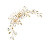FRCOLOR Para Boda Laterales Gemas De Imitación Accesorios Cabello De Novia Para Boda Gemas De Imitación Tocado Para Despedida De Soltera y Cumpleaños