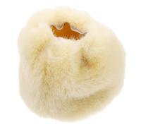 FRCOLOR Parabrisas de Micrófono Furry Amarillo Cubierta Antiviento para Micrófonos de Mano y Lavalier Accesorios para Reducción de Ruido y Protección de Limpiar y Duradero