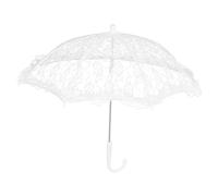 FRCOLOR Paraguas De Flores De Encaje para Boda Decoración Nupcial Accesorio De Encaje Sombrilla De para Ceremonias De Boda