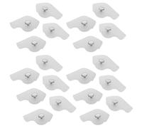FRCOLOR Parches Borde Abertura del Zapato 10 Pares, Protectores Antiabrasión para Forro Interior de Zapatillas Negros, Almohadillas Adhesivas para Reparación y Protección del Cuello