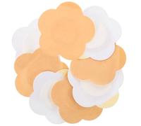 FRCOLOR Parches de Acupuntura Autoadhesivos Transpirables para Ombligo 200 Unidades Tela No Tejida Blanca y Color Piel Parches para Protección Abdominal y Alivio del Dolor Uso Diario