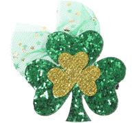 FRCOLOR Pasador de Malla para Velo, Pinza para El Pelo para Fiesta, Pasador Decorativo, Accesorio para El Pelo Del Día de San Patricio