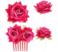 FRCOLOR Pasadores Diminutos Horquillas Grandes Accesorios De Flores Artificiales Para Mujeres y Niñas