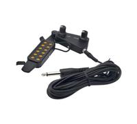 FRCOLOR Pastilla Para Guitarra Acústica Piezoeléctrica Dm-4 Regulador De Volumen y Tono, Ligera y Compacta, Fácil De Instalar Sin Perforar, Para Instrumentos Portátiles y Uso Directo