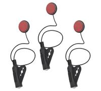 FRCOLOR Pastillas Piezoeléctricas Autoadhesivas para Guitarra Acústica, Banjo y Ukelele, 3 Unidades, Mini Pastillas Eq sin Perforación, Accesorio para Reparación y Mejora de Sonido