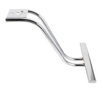 FRCOLOR Pedal De Pie De Silla De Peluquería Repose Pied Chaise Coiffure para Cojín Reposapiés Descanso del Pie De La Estación De Salón Cabello Reposo Tela Chair Acero Inoxidable Plata