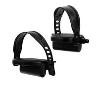 FRCOLOR Pedales de Bicicleta Antideslizantes para Bici Estática en Casa y Entornos Comerciales, Material PP Resistente, Fáciles de Montar para Personas Mayores