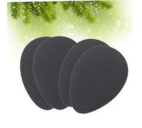 FRCOLOR Pegatinas Antideslizantes Para Tacones Altos y Zapatos, 5 Pares, Goma Resistente, Adhesivo Fuerte, Para Uso Interiores y Exteriores, Protección Antidesgaste, Para Hombres y Mujeres