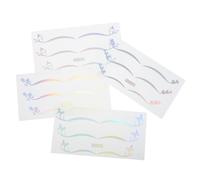 FRCOLOR Pegatinas De Delineador De Ojos Pegatinas De Maquillaje De Sombra De Ojos Temporal Párpados Dobles Instantáneos 4 Hojas Para Mujeres Para Eventos