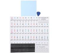 FRCOLOR Pegatinas Para Teclado De Piano De Teclas Guía Musical Para Principiantes Pegatinas Para Notas De Teclado Clases De Piano