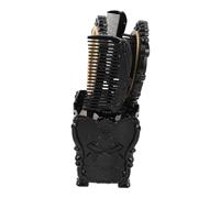 FRCOLOR Peine de Dientes Anchos con Espejo Vintage para Mujer Set Portátil de Peluquería con Estuche de PVC Negro Kit Completo para y Maquillaje Diseño Elegante y Duradero para Casa y
