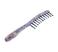 FRCOLOR peine de raya Peine de masaje de cuero cabelludo de masaje y desenredante s de anchos para el cabello mojado s para mujeres plato de vinagre