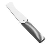 FRCOLOR Peine De Viaje Plegable De Acero Inoxidable Peine Portátil Para Salón Peine De Cabello Compacto Ideal Para Hombres y Mujeres Peine Para Cabello Rizado y Liso