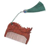 FRCOLOR Peine Para Bebé - Peine De Sándalo Verde Con Temática Del Zodiaco Diseño Portátil Accesorio Para El Cabello Para Viajes Y Cuidado Diario Del Bebé