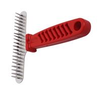 FRCOLOR Peine para Perros para Aseo con Dientes Largos Rastrillo para Pelo y Material Resistente y Fácil de Limpiar para Eliminación de y Pelo Muerto Mascotas