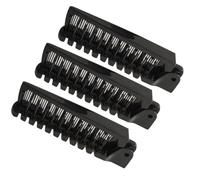 FRCOLOR Peine Plegable Antiestrático para Cabello, 3 Unidades Pequeñas de Bolsillo, Portátil y Ecológico, Apto para Mujeres y Niños, Adecuado para Viaje y Uso Diario, Material Plástico