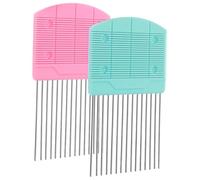 FRCOLOR Peines para Filigrana de Papel 2 Piezas (rosa Azul) para Manualidades de Bricolaje, Herramienta para Tejer Quilling, Dispositivo Versátil para Hacer Manualidades Creativas