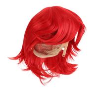 FRCOLOR Peluca Corta De Anime Para Cosplay Peluca De Fibra Resistente A Altas Temperaturas Para Festivales De Cosplay - Peluca Para Eventos De Anime Y Juegos De Rol