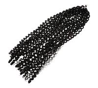 FRCOLOR Peluca De Rastas Africanas Efecto Water Wave Hecha De Fibra Sintética Negra Para Mujeres Negras Que Buscan Un Estilo Moderno y Elegante Para Ocasiones Especiales