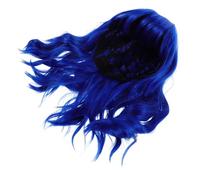 FRCOLOR Pelucas Cortas y Rizadas Sintéticas para Mujer Peluca de Cosplay con Flequillo Accesorio Divertido para Fiesta de Disfraces Halloween Eventos