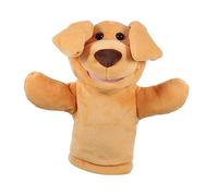 FRCOLOR Peluche de Mano de Perro para de Animales Suave y Realista Juguete Educativo para rol y Narración de Cuentos para Habilidades y Comunicación