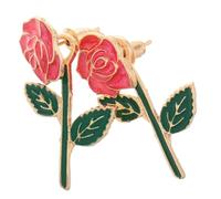 FRCOLOR Pendientes Bonitos Forma De Tachuela Joyas Rosas Para Mujer Diseño Elegante Para Uso Diario y Fiestas Especiales