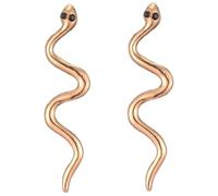 FRCOLOR Pendientes de Serpiente Pendientes para Mujer de Moda Joyería Personalizada Orejas Diseño Geométrico Lineal para Uso Diario y Ocasiones Especiales
