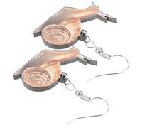 FRCOLOR Pendientes Estéticos Forma De Caracol Para Adolescentes No Decoloran Rompen Fácilmente