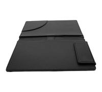 FRCOLOR Pequeña Chequera de Pu Negra para Restaurante Clip Comprobador Multifuncional y Fácil de Reemplazar Contenidos, Adecuado para Ambiente de Comedor