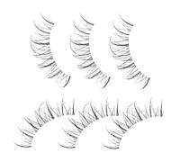 FRCOLOR Pestañas Postizas Manga Con Perlas Para Cosplay Pestañas Artificiales y Naturales Lashes Dramáticas y Para Mujeres