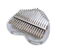 FRCOLOR Piano de Pulgar de Cristal de Teclas Mini Kalimba Acrílico Instrumento Musical para Principiantes para Tocar Casa