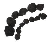 FRCOLOR Piedra Volcánica para Sauna de Vapor, 1kg, Calor Rápido Negro | Roca Volcánica Natural, Retención Térmica y Uso Doméstico o Comercial, para Horno y Calefactor