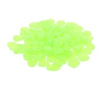 FRCOLOR Piedras Luminosas Verdes 300 Piezas para Acuario, Guijarros de Resina para Decoración de Paisajismo en Jardín y Pecera, Piedra Pequeña Decorativa para Suministros de Mascotas