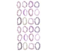 FRCOLOR Piezas De Flores Rotas Para El Cabello Del Intestino Grueso Círculo Estera De Silicona Cuerda Para El Cabello De Flores Coleteros Para El Cabello Para Niñas Lazos