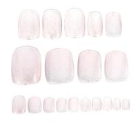 FRCOLOR Piezas Uñas Postizas Uñas Falsas Uña Falsa Abs Rosa