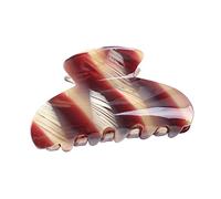 FRCOLOR Pinza para el pelo de plátano para mujer, pinza para el cabello de ducha, horquilla francesa, pinza francesa, pasador de pelo de concha de tortuga, pino, acetato, tomando un baño