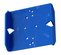 FRCOLOR Plantillas de fresadora para carpintería, herramienta de posicionamiento de taladro, control de posición y centrado, bisagras ocultas de 35 mm y 40 mm para perforar puertas de